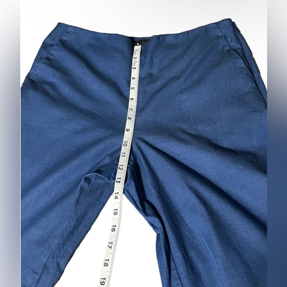 Ann Taylor pants women’s wide-leg color blue size 12 - Picture 6 of 7